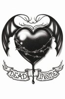 Plak Tattoo - Goth Dead Inside