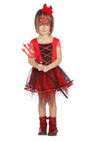 Duivel Jurk Rood - Halloween - Meisjes