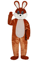 Mascotte Paashaas Kostuum Bruin - Pasen Kostuum - Volwassenen Mascotte Paashaas Kostuum Bruin - Pasen Kostuum - Volwassenen