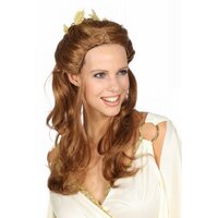 Pruik Elf Fantasy bruin Pruik Elf Fantasy bruin