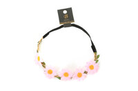 Haarbandje Bloemen Roze - Dirndl Tiara Oktoberfest