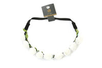 Haarbandje Roosjes Wit - Dirndl Tiara Oktoberfest