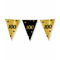 Vlaggenlijn Classy - 100 jaar - Zwart-Goud