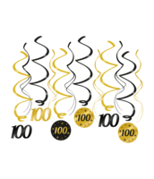 Swirls Classy - 100 jaar - Zwart-Goud