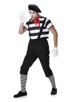 Mime Artist Kostuum - Heren Mime Artist Kostuum - Heren