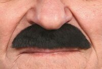 Snor Jack - Zwart Imitatiebont - Zelfklevend