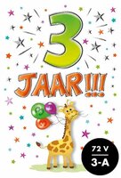 Verjaardagskaart - That Funny Age - 3 jaar - met Envelop