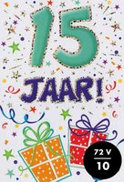 Verjaardagskaart - That Funny Age - 15 jaar - met Envelop Verjaardagskaart - That Funny Age - 15 jaar - met Envelop