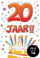 Verjaardagskaart - That Funny Age - 20 jaar - met Envelop