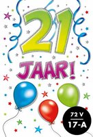 Verjaardagskaart - That Funny Age - 21 jaar B - met Envelop