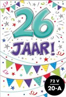 Verjaardagskaart - That Funny Age - 26 jaar - met Envelop