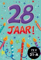 Verjaardagskaart - That Funny Age - 28 jaar - met Envelop