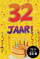Verjaardagskaart - That Funny Age - 32 jaar - met Envelop