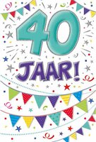 Verjaardagskaart - That Funny Age - 40 jaar C - met Envelop