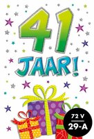 Verjaardagskaart - That Funny Age - 41 jaar - met Envelop