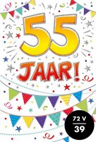 Verjaardagskaart - That Funny Age - 55 jaar - met Envelop
