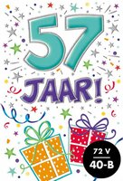 Verjaardagskaart - That Funny Age - 57 jaar - met Envelop