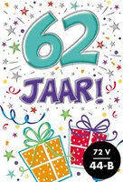 Verjaardagskaart - That Funny Age - 62 jaar - met Envelop