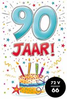 Verjaardagskaart - That Funny Age - 90 jaar B - met Envelop