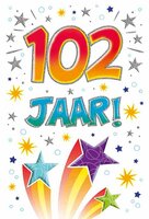 Verjaardagskaart - That Funny Age - 102 jaar - met Envelop
