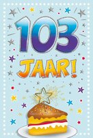 Verjaardagskaart - That Funny Age - 103 jaar - met Envelop