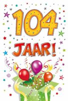 Verjaardagskaart - That Funny Age - 104 jaar - met Envelop