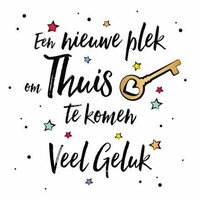 Wenskaart - Nieuwe Plek Om Thuis Te Komen - Met Envelop