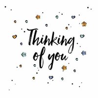 Wenskaart - Thinking Of You - Met Envelop