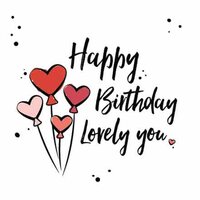 Wenskaart Verjaardag - Happy Birthday Lovely You