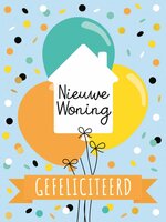 Wenskaart XL - Nieuwe Woning  - Met Envelop