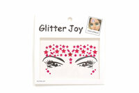 Gezicht Steentjes - Face en Body Jewels Sterren - Roze - nr 9