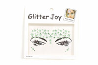 Gezicht Steentjes - Face en Body Jewels Sterren - Groen - nr 8