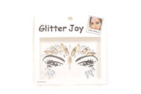 Gezicht Steentjes - Face en Body Jewels - Zilver-Goud - nr 17