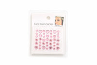 Steentjes - Face en Body Opplak - Hartjesmix Roze