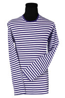 Gestreepte Shirt - Lange Mouw - Blauw-Wit Gestreepte Shirt - Lange Mouw - Blauw-Wit