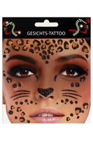 Stickers en Steentjes - Luipaard - Face en Body - Plakstrip Stickers en Steentjes - Luipaard - Face en Body - Plakstrip