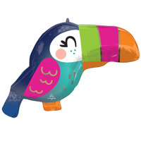 Folieballon - Tropical Toekan - 68 cm - Helium- en Luchtvulling  Folieballon - Tropical Toekan - 68 cm - Helium- en Luchtvulling