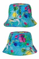 Bucket Hat - Tropicana Beach Party - Blauw - Volwassenen Bucket Hat - Tropicana Beach Party - Blauw - Volwassenen