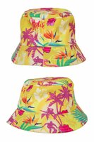 Bucket Hat - Tropicana Beach Party - Geel - Volwassenen Bucket Hat - Tropicana Beach Party - Geel - Volwassenen