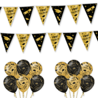 Feestpakket Classy - Yes You Did It - Zwart-Goud Feestpakket Classy - Yes You Did It - Zwart-Goud