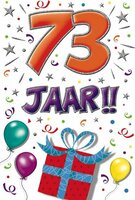 Verjaardagskaart - That Funny Age - 73 jaar - met Envelop