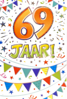 Verjaardagskaart - That Funny Age - 69 jaar - Met Envelop
