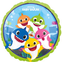 Folieballon - Baby Shark - 45 cm - Helium- en Luchtvulling Folieballon - Baby Shark - 45 cm - Helium- en Luchtvulling