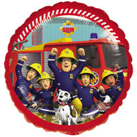 Folieballon - Fireman Sam - 45 cm - Helium- en Luchtvulling Folieballon - Fireman Sam - 45 cm - Helium- en Luchtvulling