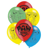 Ballonnen Latex - Paw Patrol - 6 stuks Ballonnen Latex - Paw Patrol - 6 stuks
