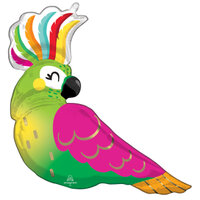Folieballon - Tropical Parrot - 78 cm - Helium- en Luchtvulling Folieballon - Tropical Parrot - 78 cm - Helium- en Luchtvulling