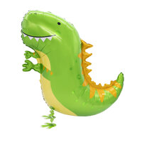 Folieballon - Walking Dino - 75 cm - Helium- en Luchtvulling Folieballon - Walking Dino - 75 cm - Helium- en Luchtvulling