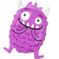 Folieballon - Happy Little Monster - 48 cm - Helium- en Luchtvulling Folieballon - Happy Little Monster - 48 cm - Helium- en Luchtvulling