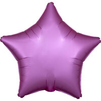 Folieballon flamingo roze ster 43 cm Folieballon flamingo roze ster 43 cm