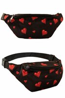 Heuptasje Hartjes Zwart - Disco Jaren 80 & 90 - Fanny Pack Heuptasje Hartjes Zwart - Disco Jaren 80 & 90 - Fanny Pack